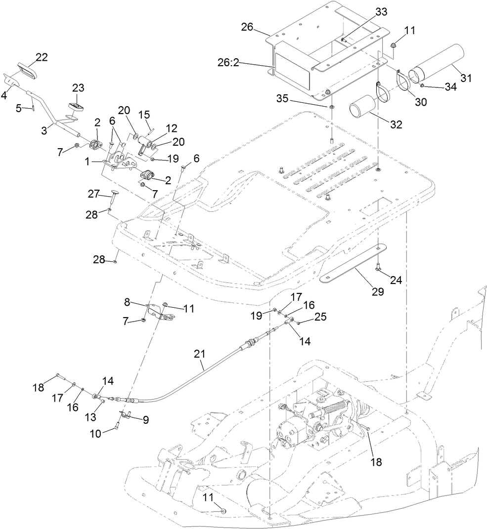 Traction Pedal Assembly