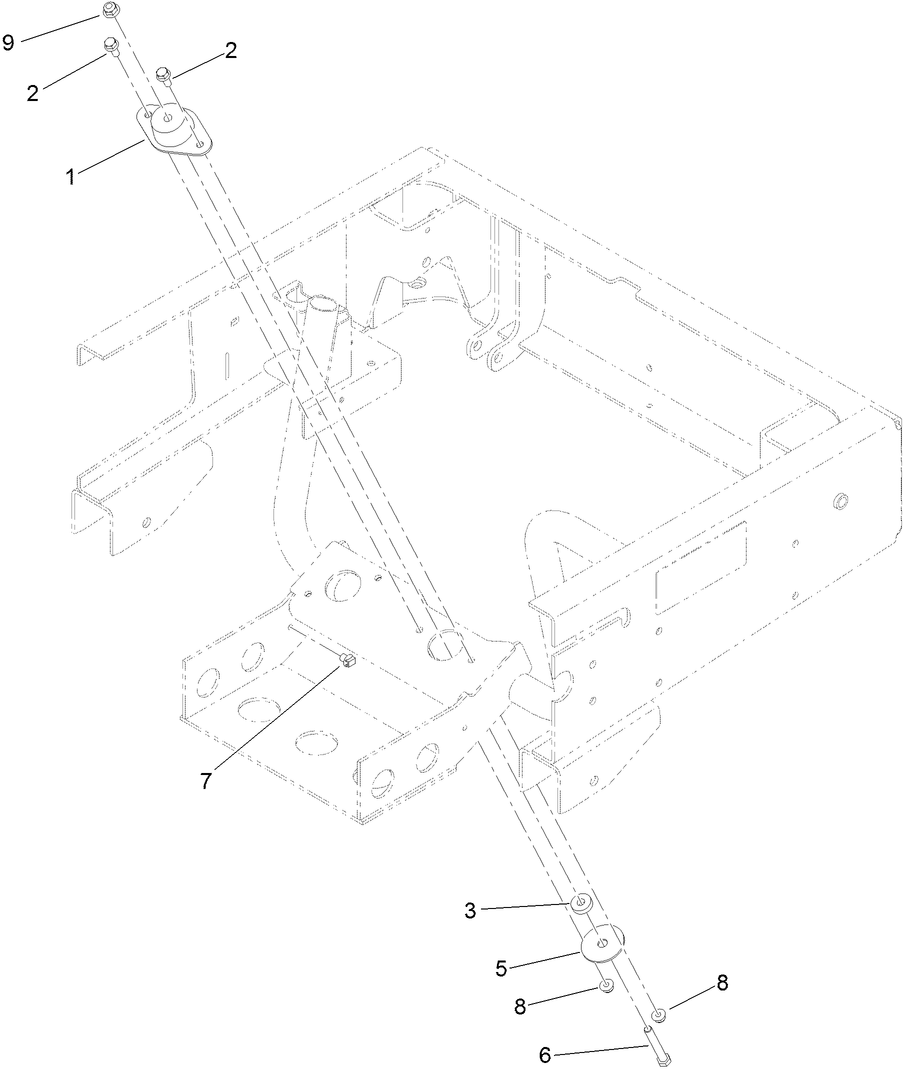 Diesel Engine Mount Assembly