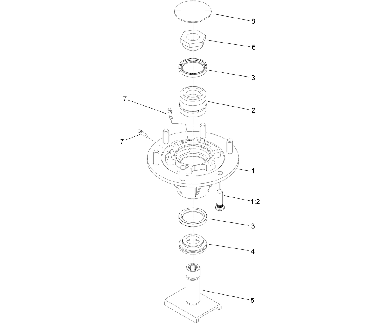 Spindle Assembly No. 121-3666