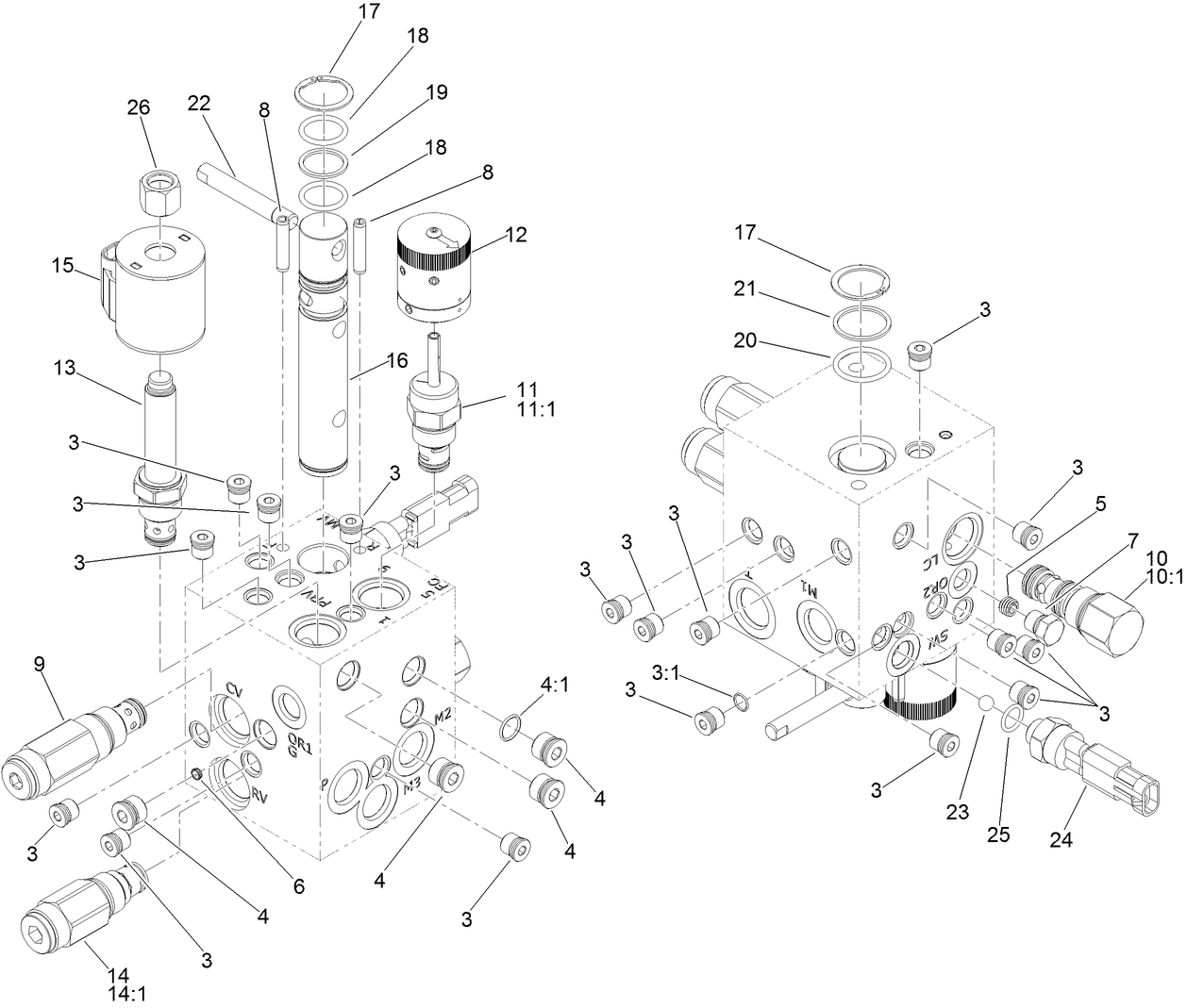 Mow Manifold Assembly No. 139-6025