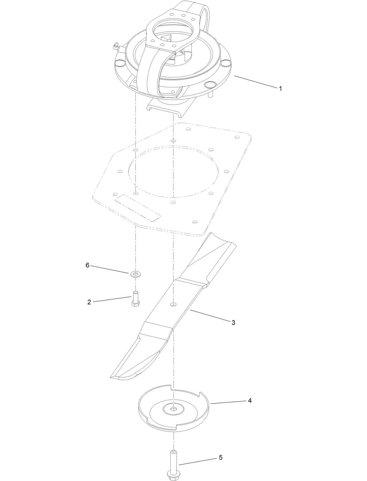 LH and RH Deck Driving Spindle Assembly