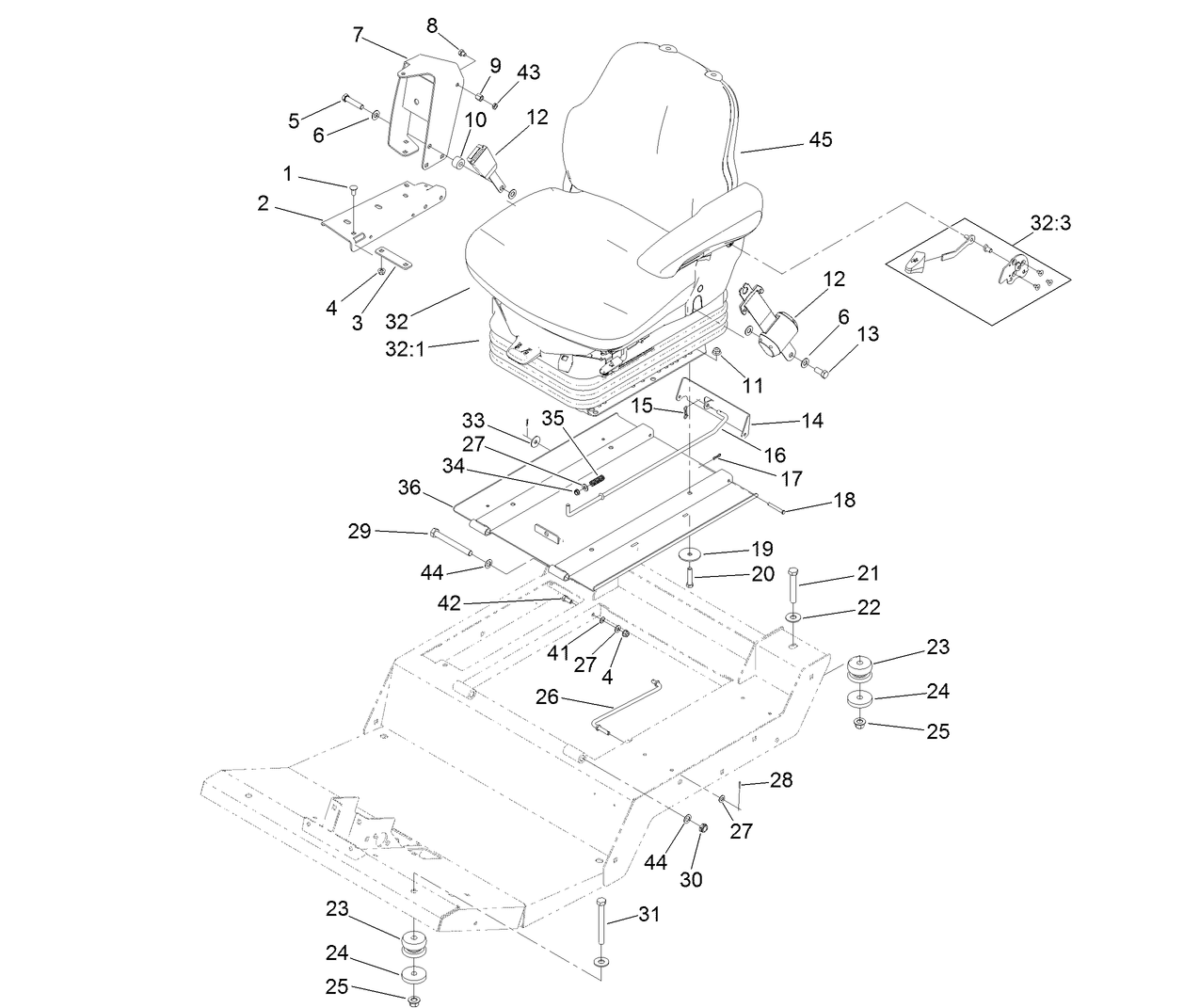 Seat Base and Seat Assembly