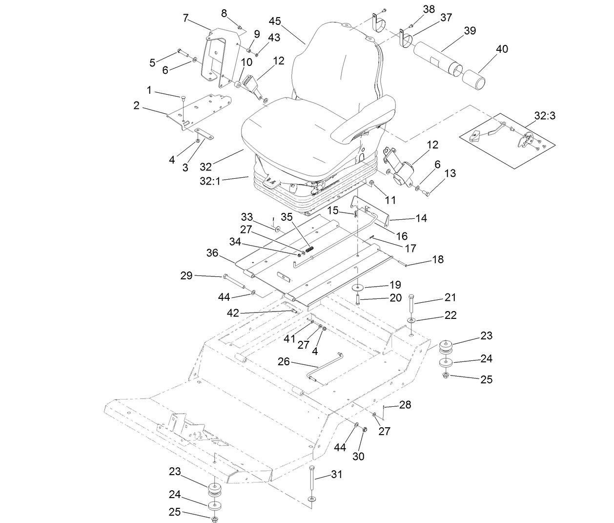 Seat Base and Seat Assembly
