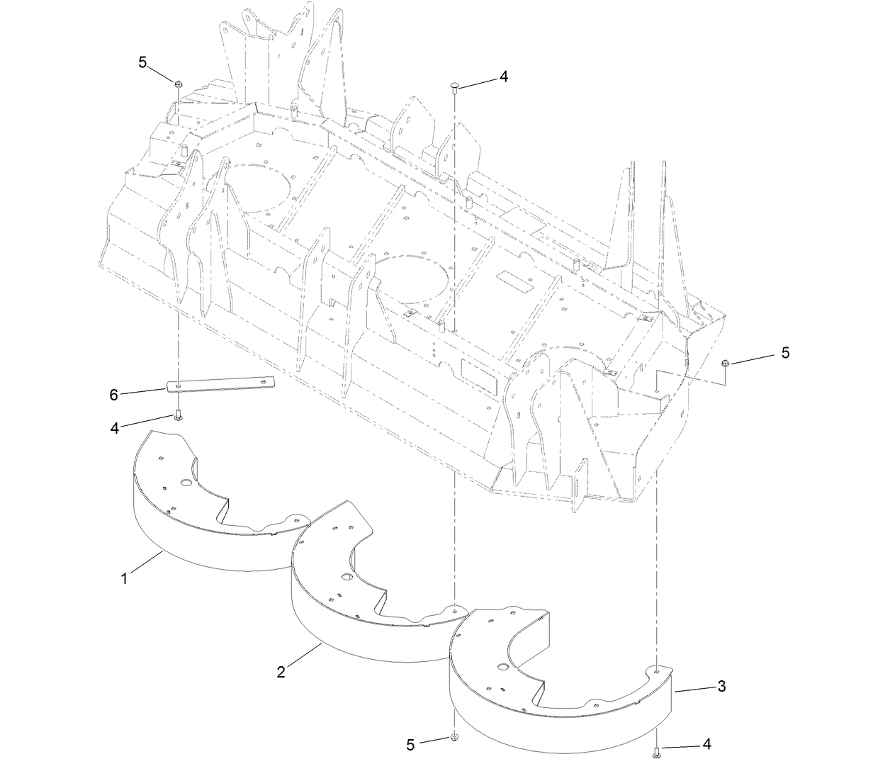 Left Hand Deck Chamber Assembly