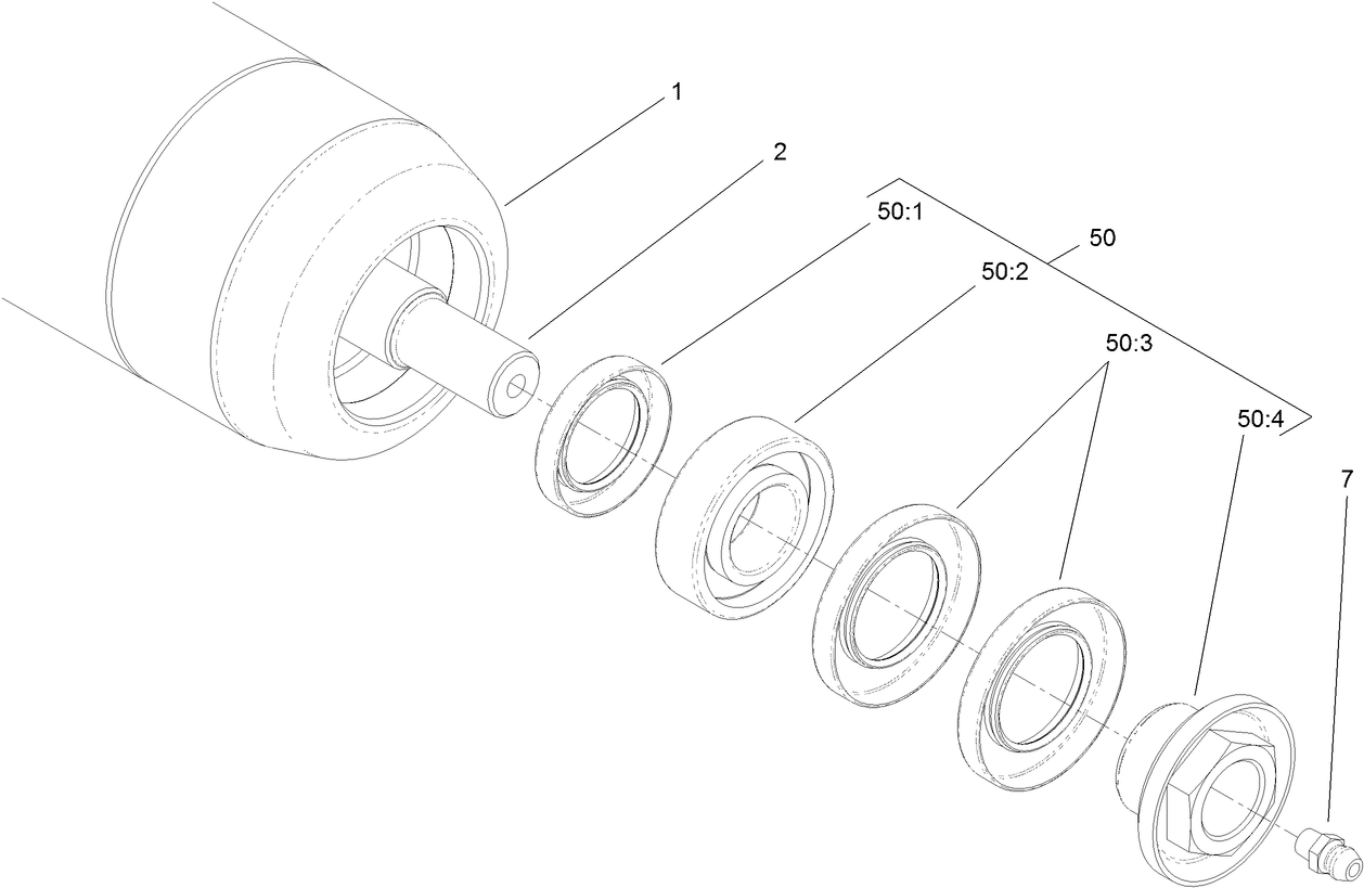Long Roller Assembly No. 137-6120