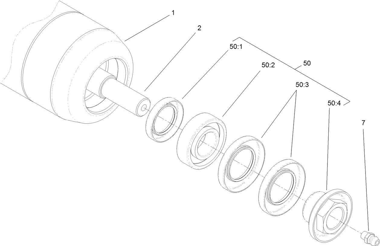 Optional Full Front Roller Assembly No. 137-6121