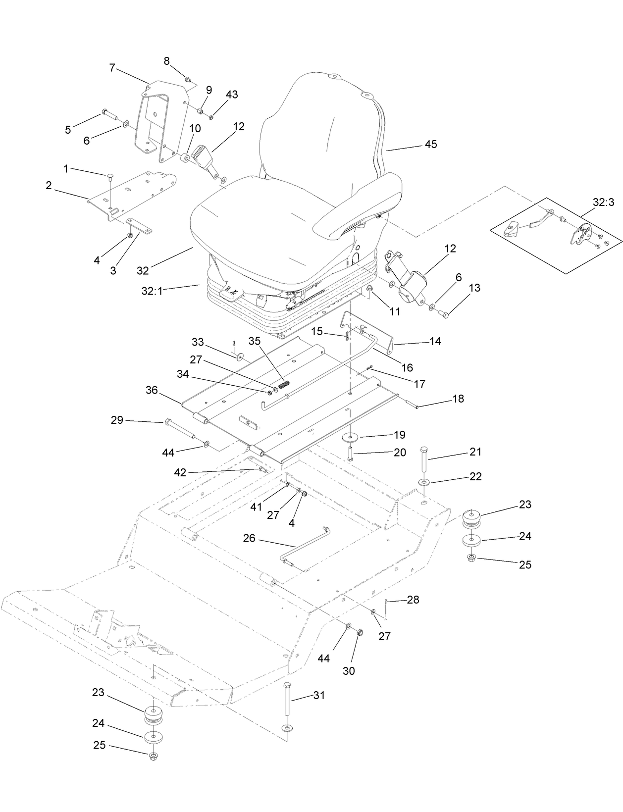 Seat Base and Seat Assembly