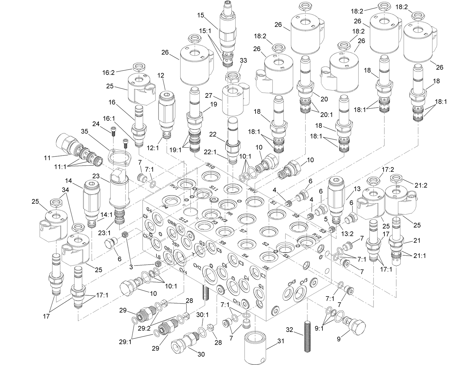 Combination Manifold Assembly No. 137-5582
