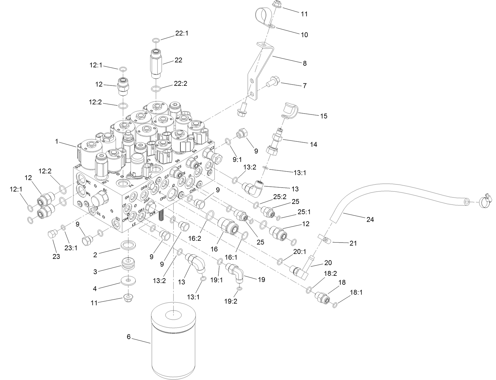 Combination Manifold Assembly