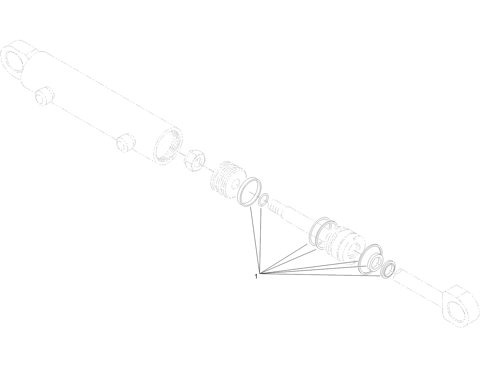 Hydraulic Cylinder Assembly No. 139-0957