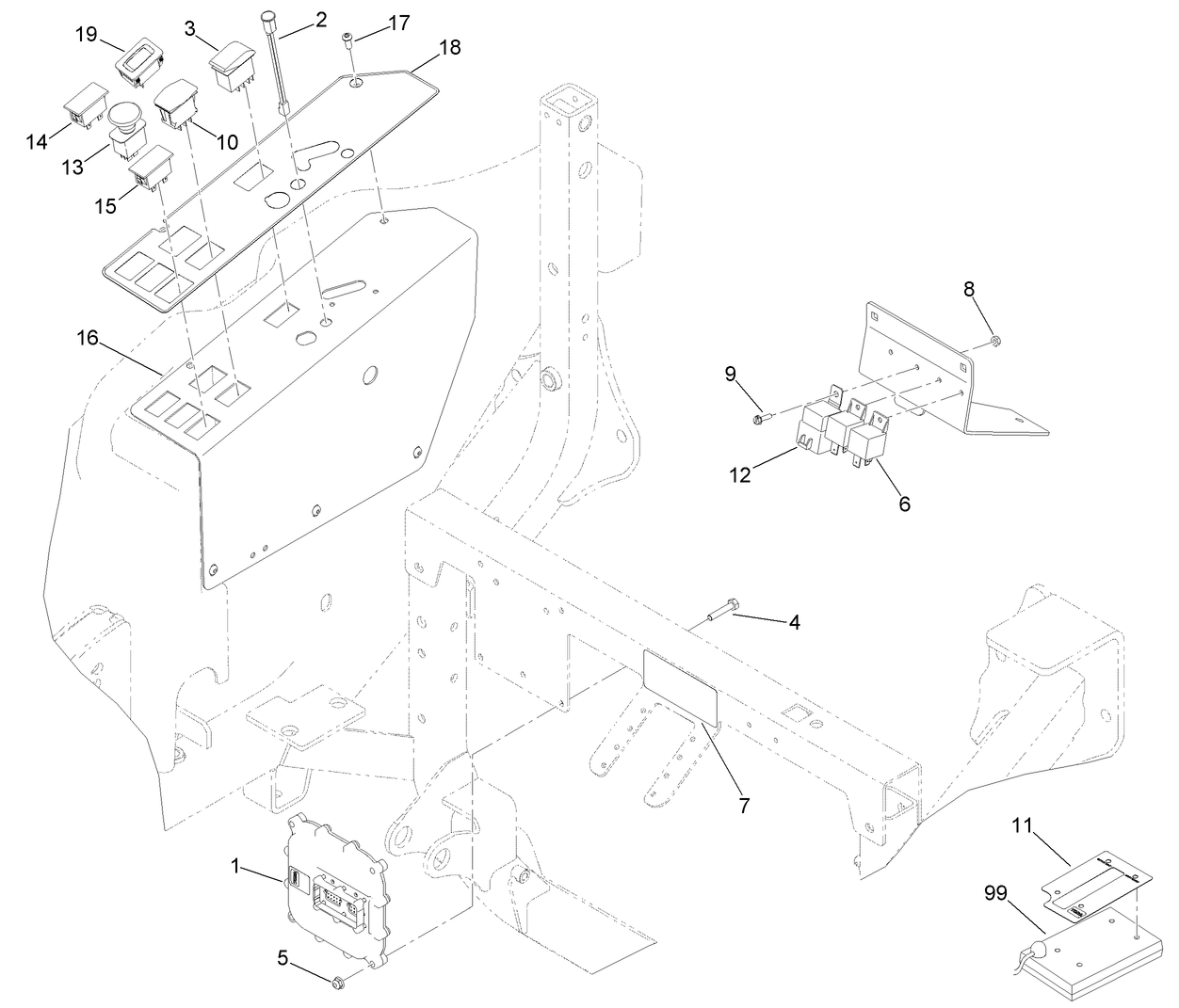 Module Control and Relay Assembly