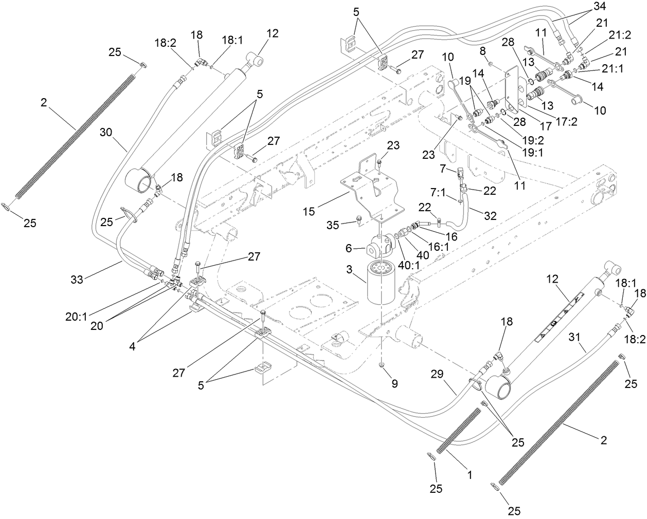 Hydraulic Lift Cylinder Assembly