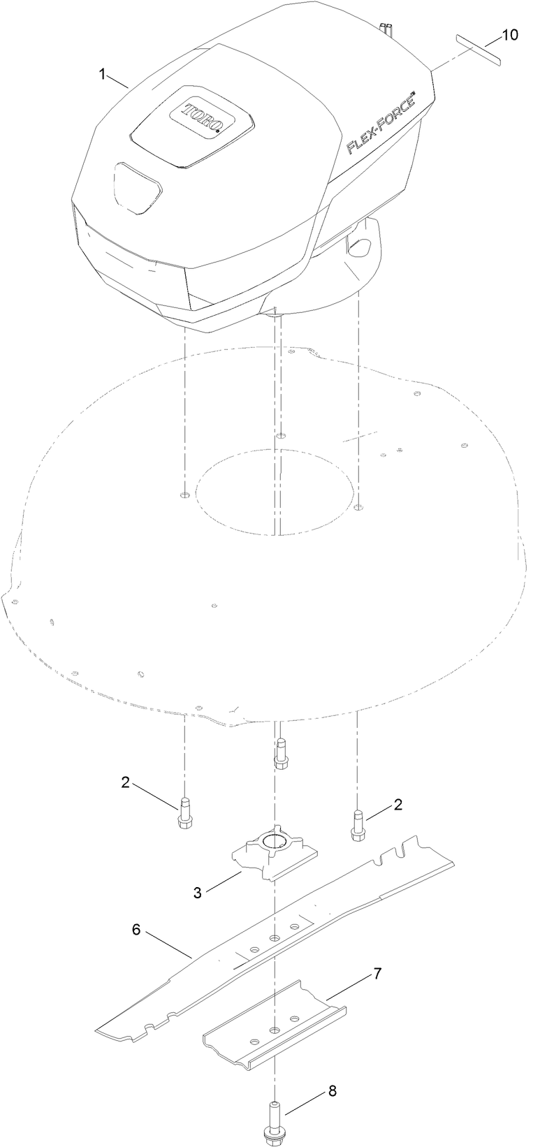 Motor and Blade Assembly