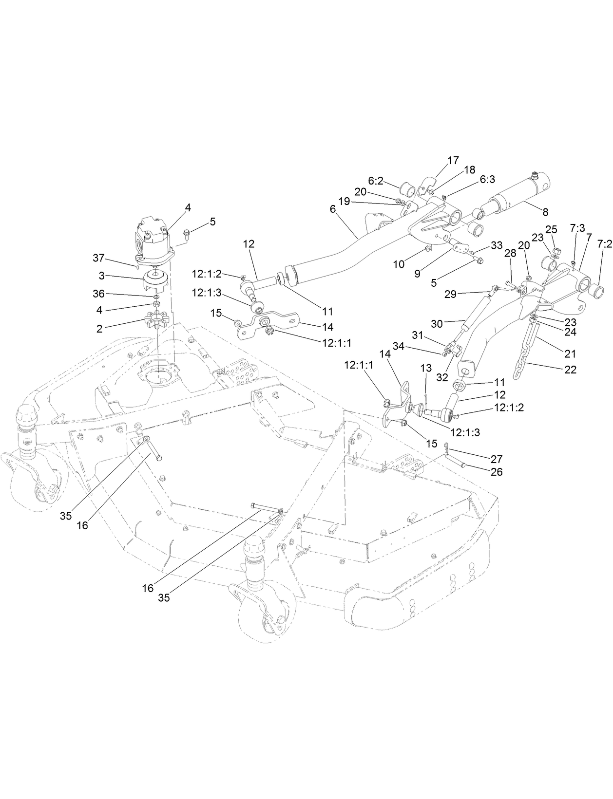 Front Deck Installation Assembly