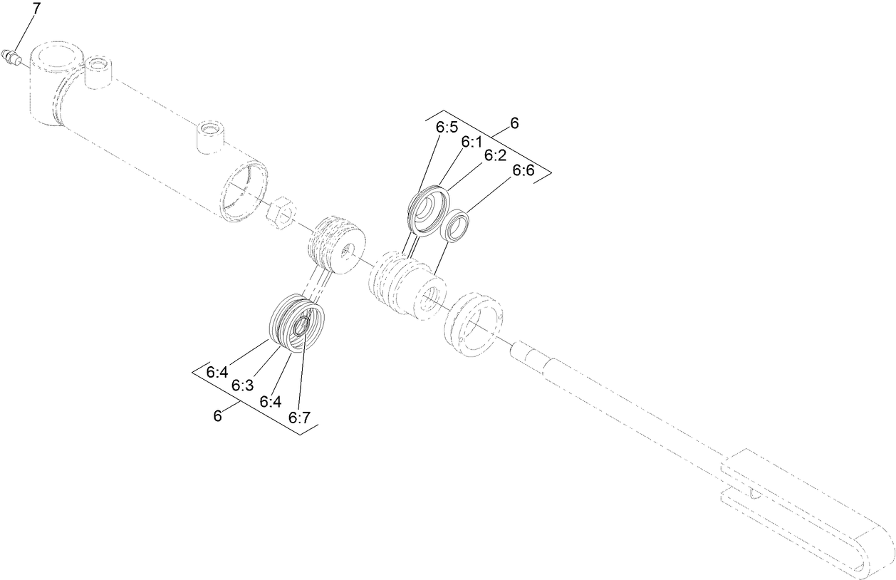 Hydraulic Cylinder Assembly No. 138-6952