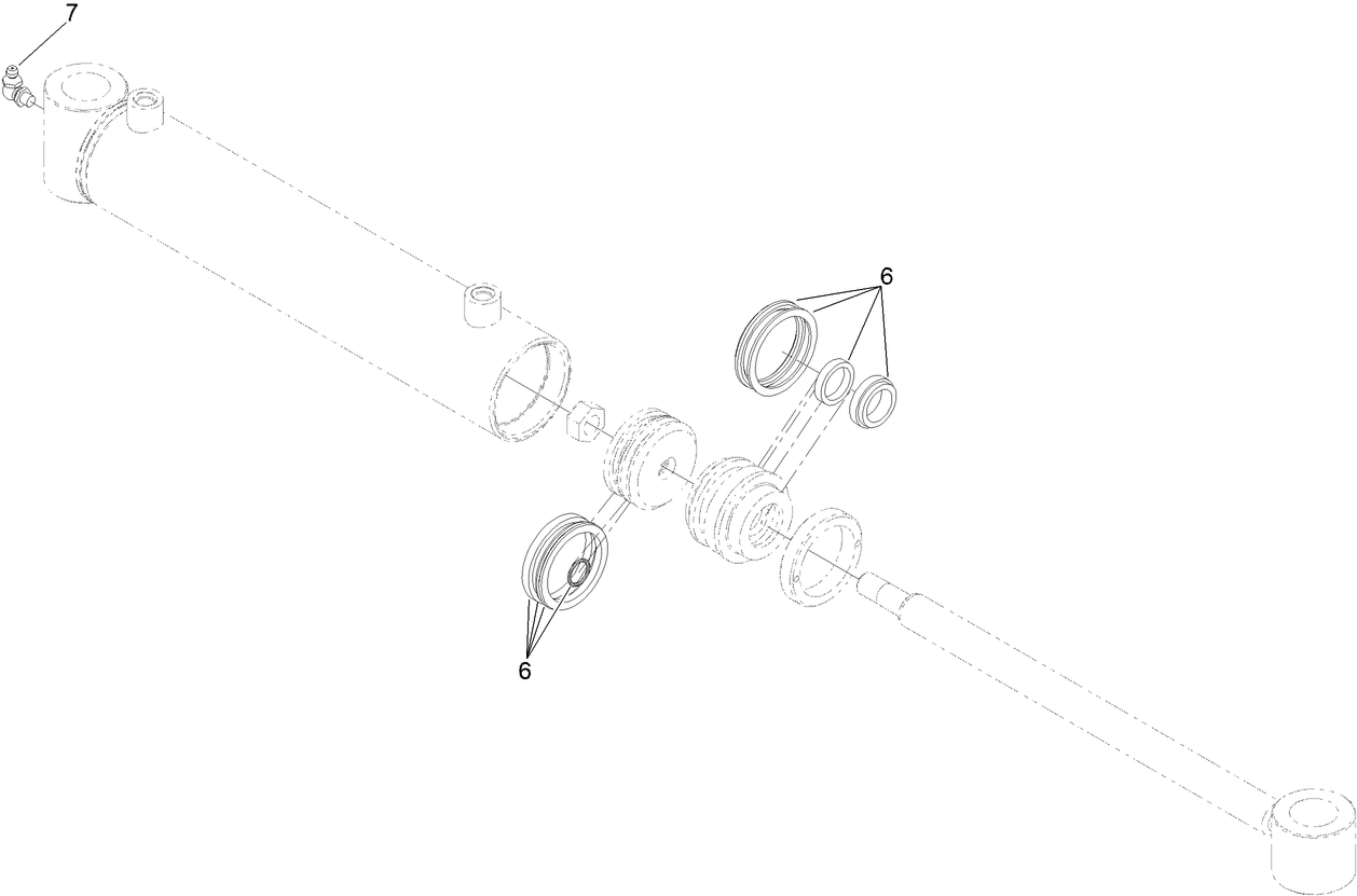 Hydraulic Cylinder Assembly No. 138-6956