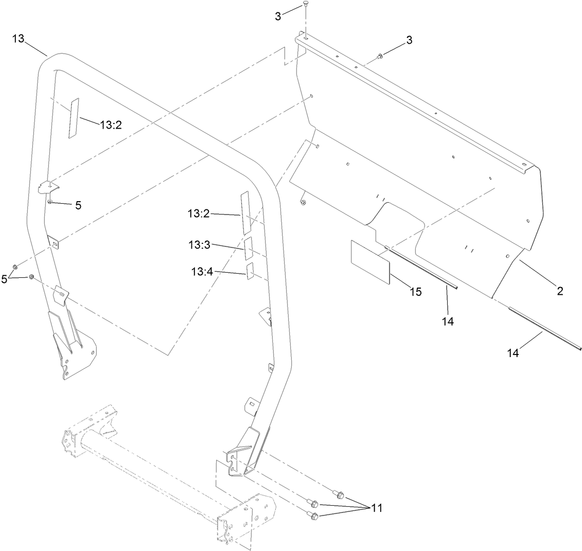 Roll-Over Protection System Assembly