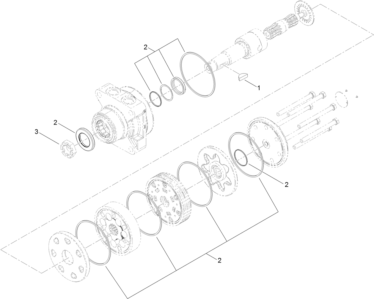 Hydraulic Motor Assembly No. 127-9603