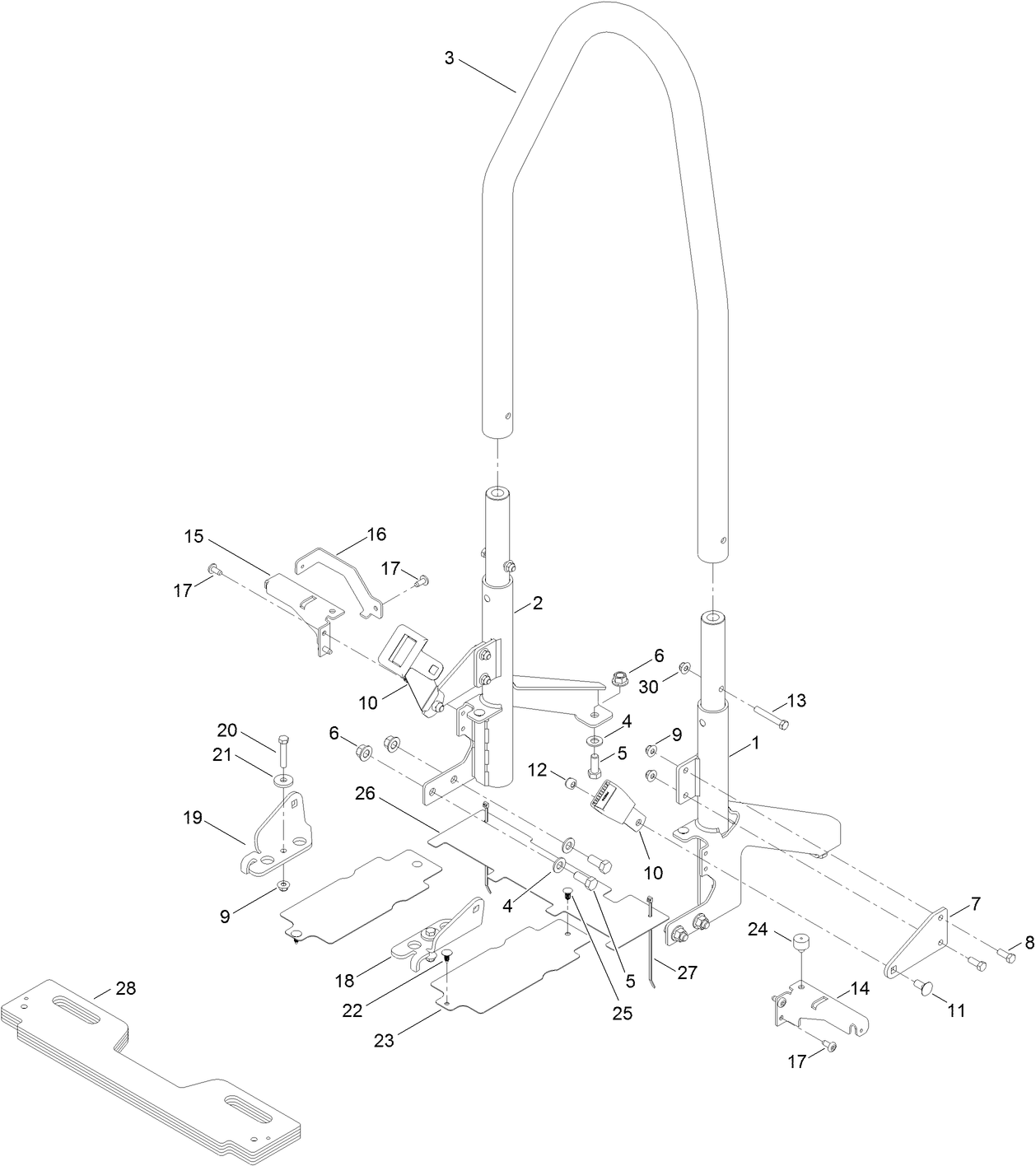 Roll-Over Protection System Assembly