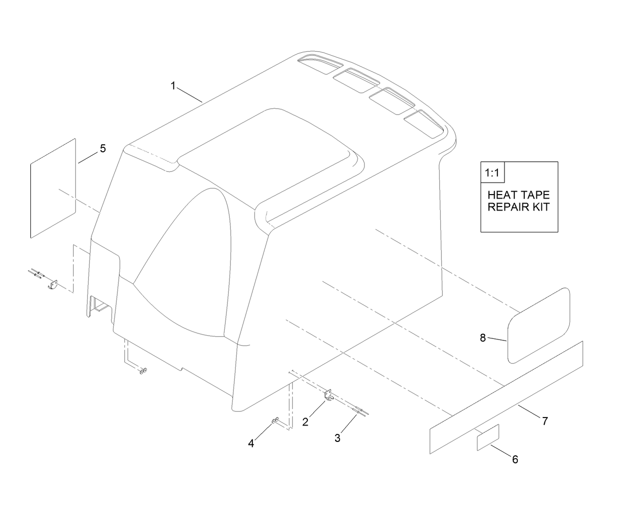 Hood Assembly No. 121-3631