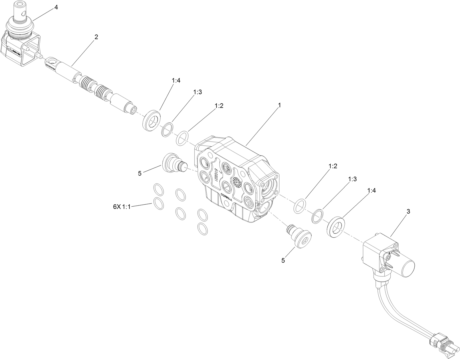 Parallel Valve Section Assembly No. 139-1344