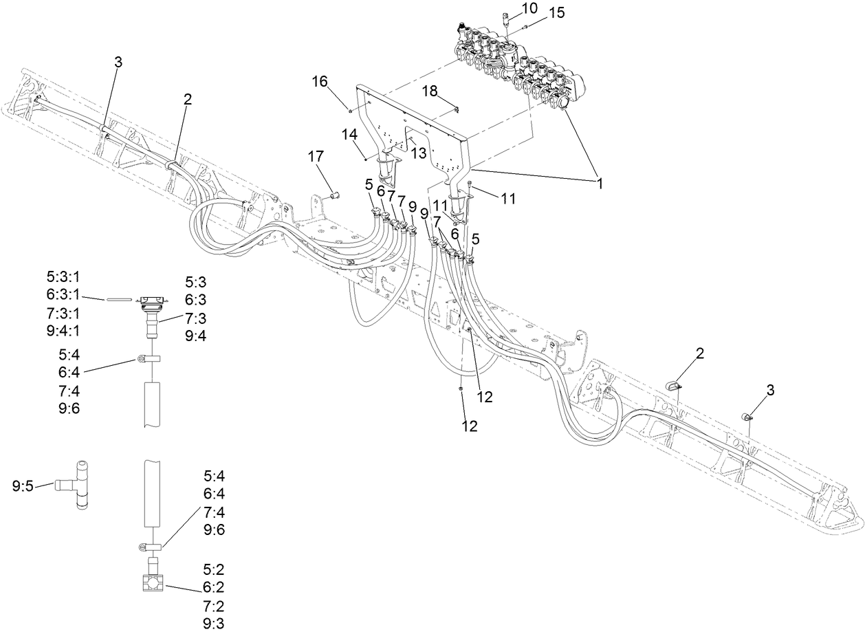 GPS Valve Mount and Hose Assembly