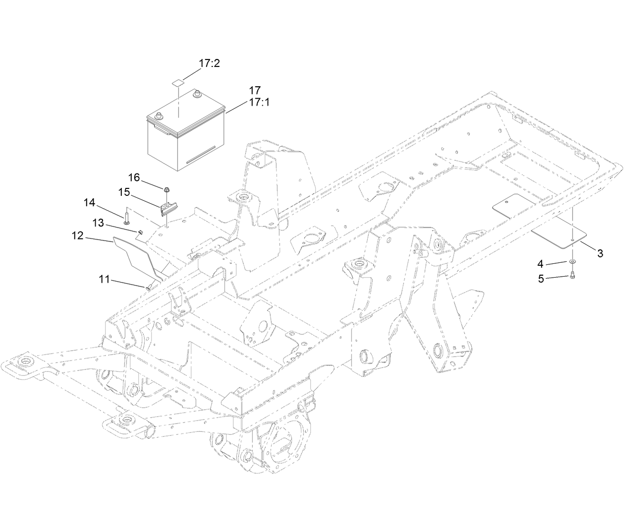Battery Shield and Rear Cover Assembly