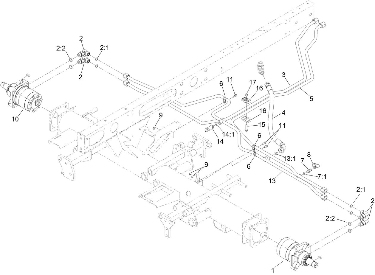Traction Hydraulic Circuit Assembly