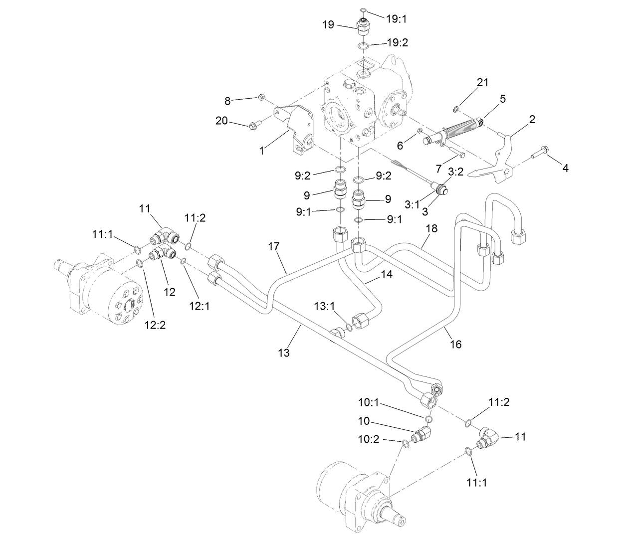 Traction Hydraulic Assembly