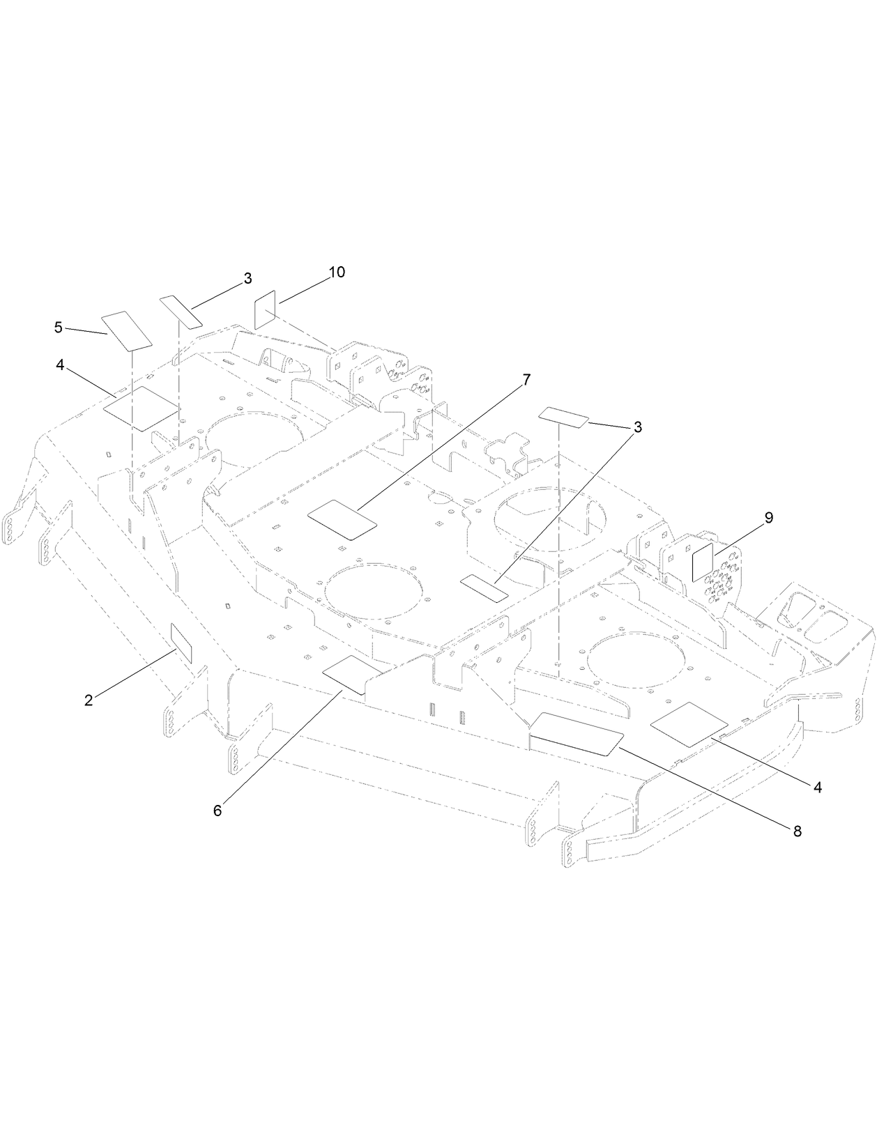Deck Decal Assembly No. 139-0898SP