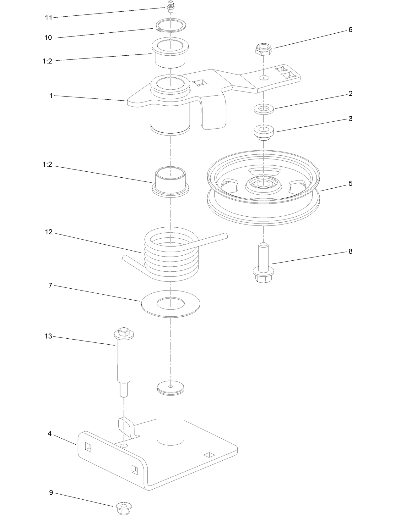 Tensioner Assembly No. 140-9027