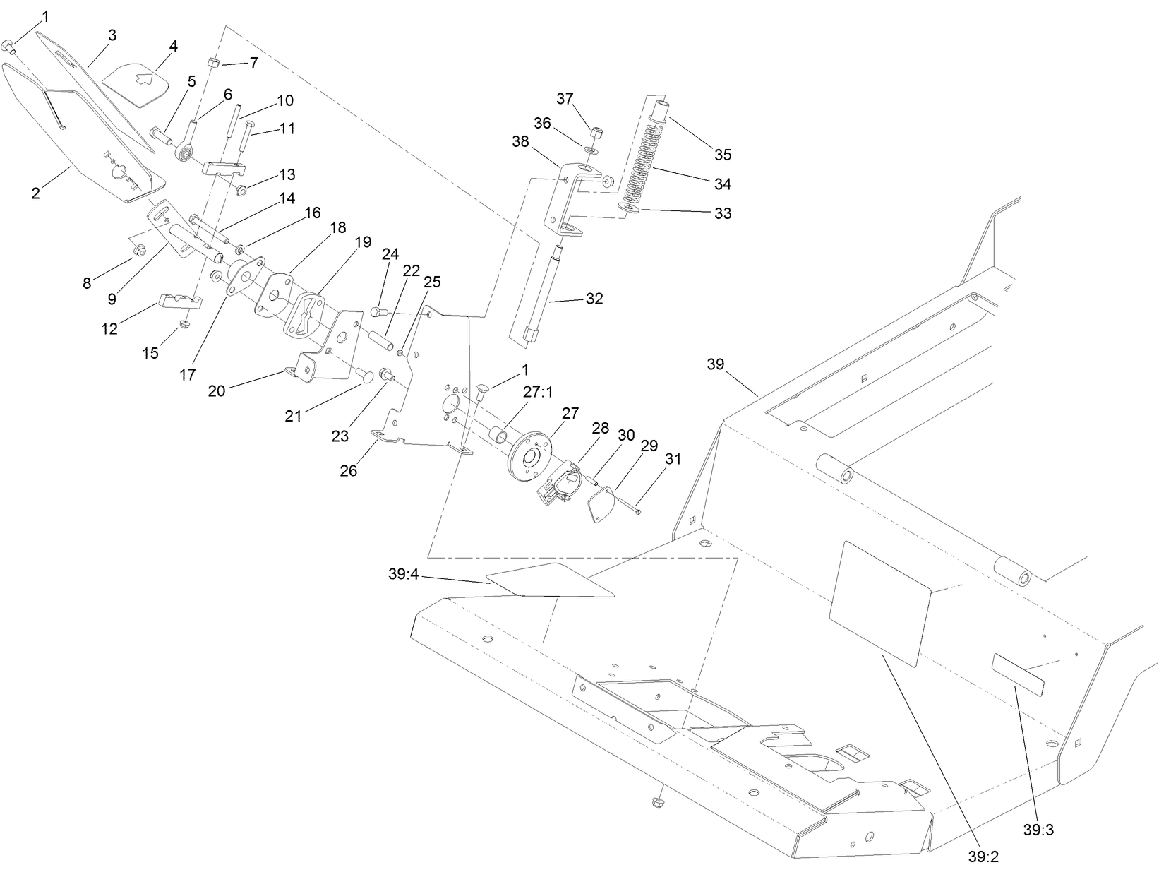 Traction Pedal and Platform Assembly