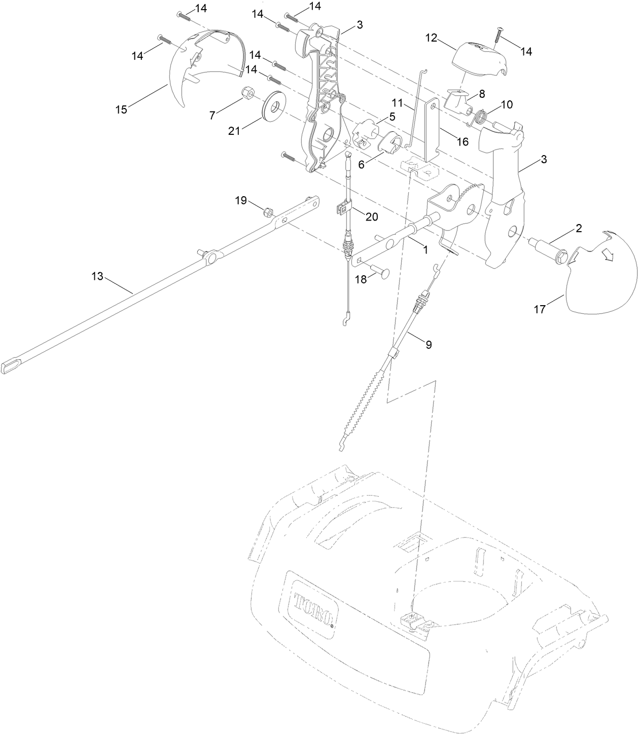 Chute Control Assembly