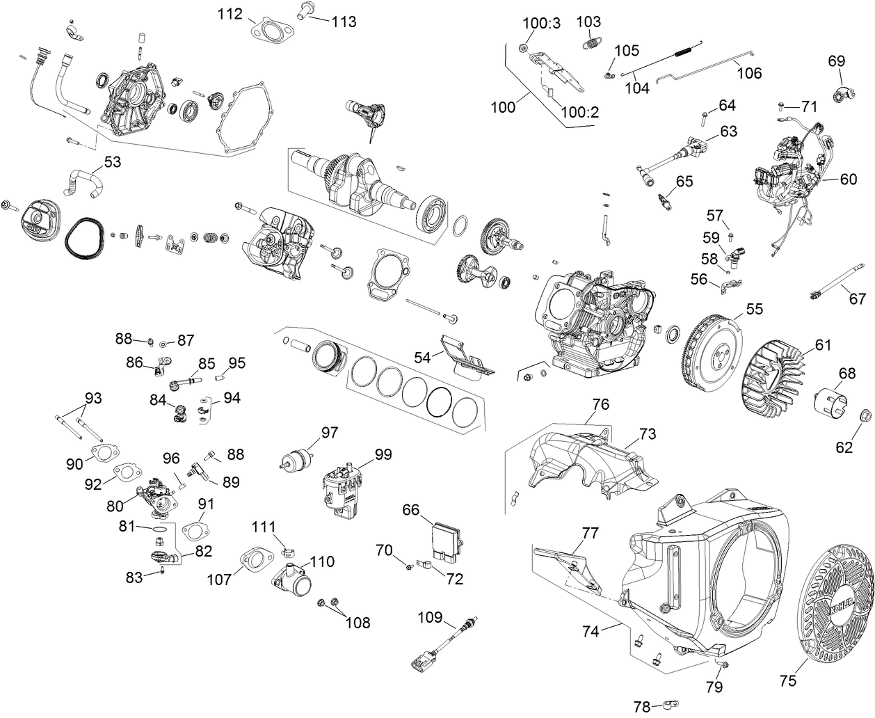 Engine Assembly No. 133-8092