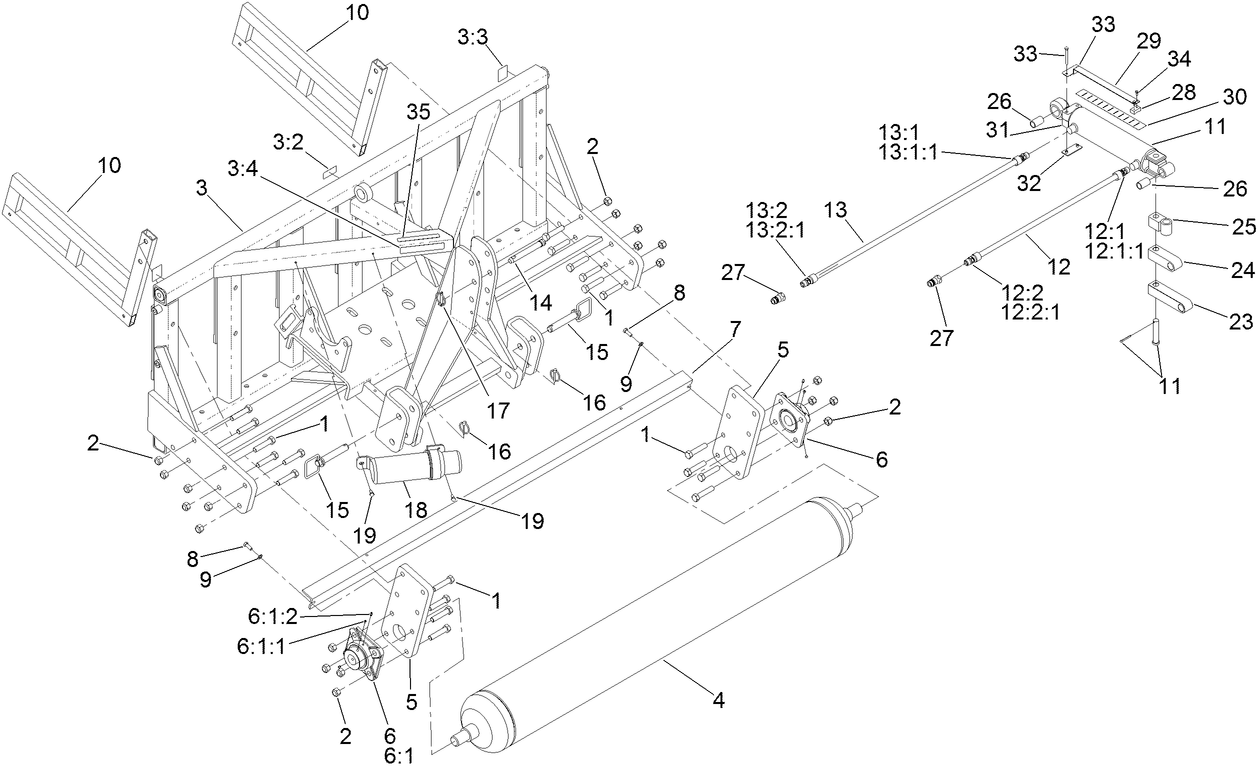 Frame and Roller Assembly