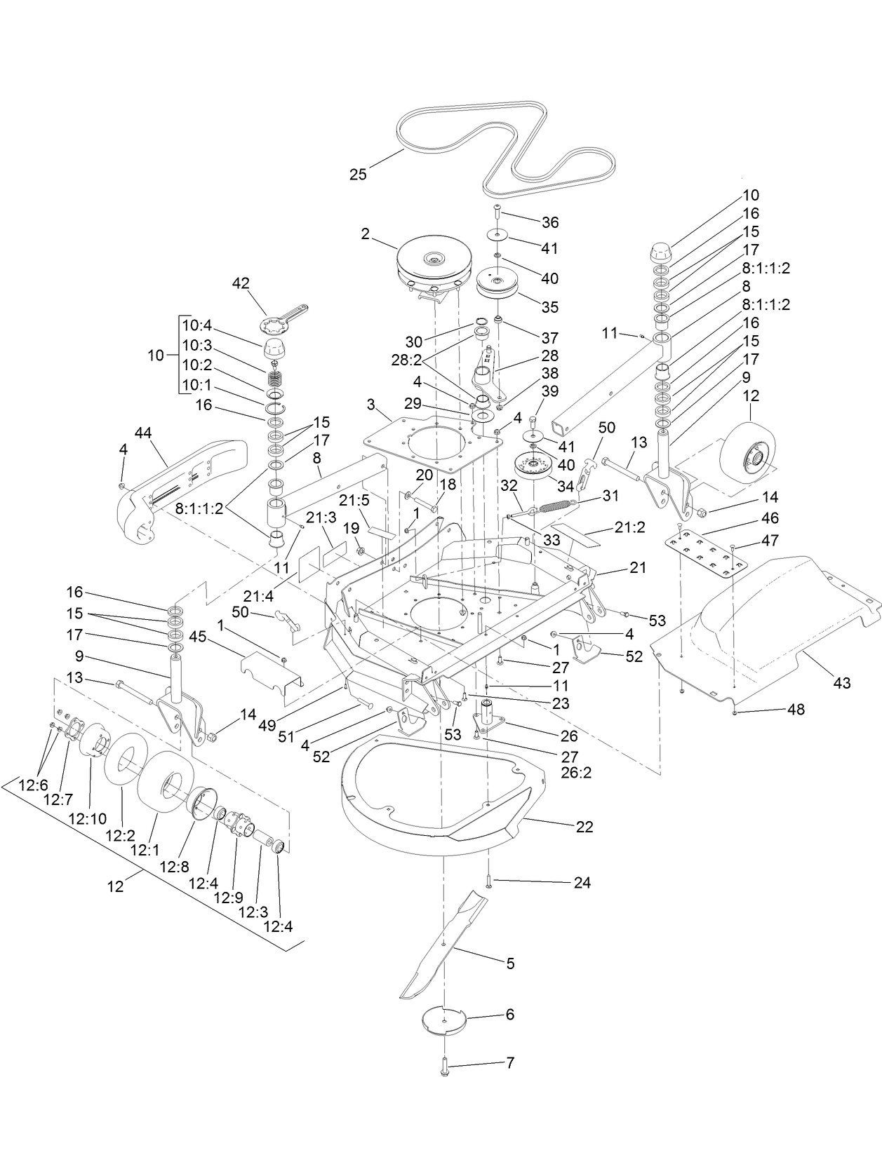 RH Wing Deck Assembly