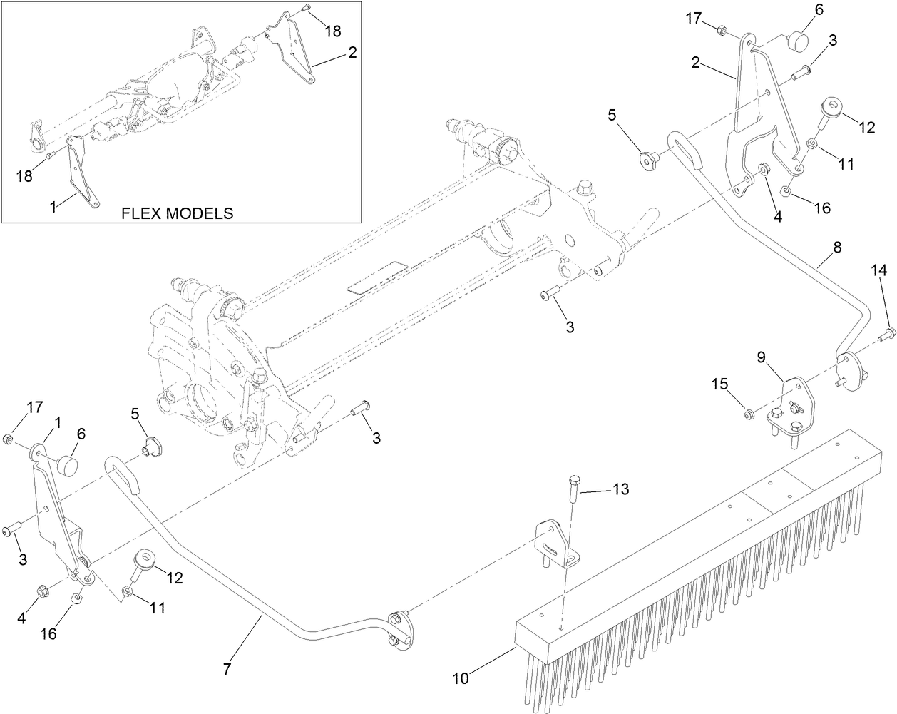 Out-Front Brush Assembly