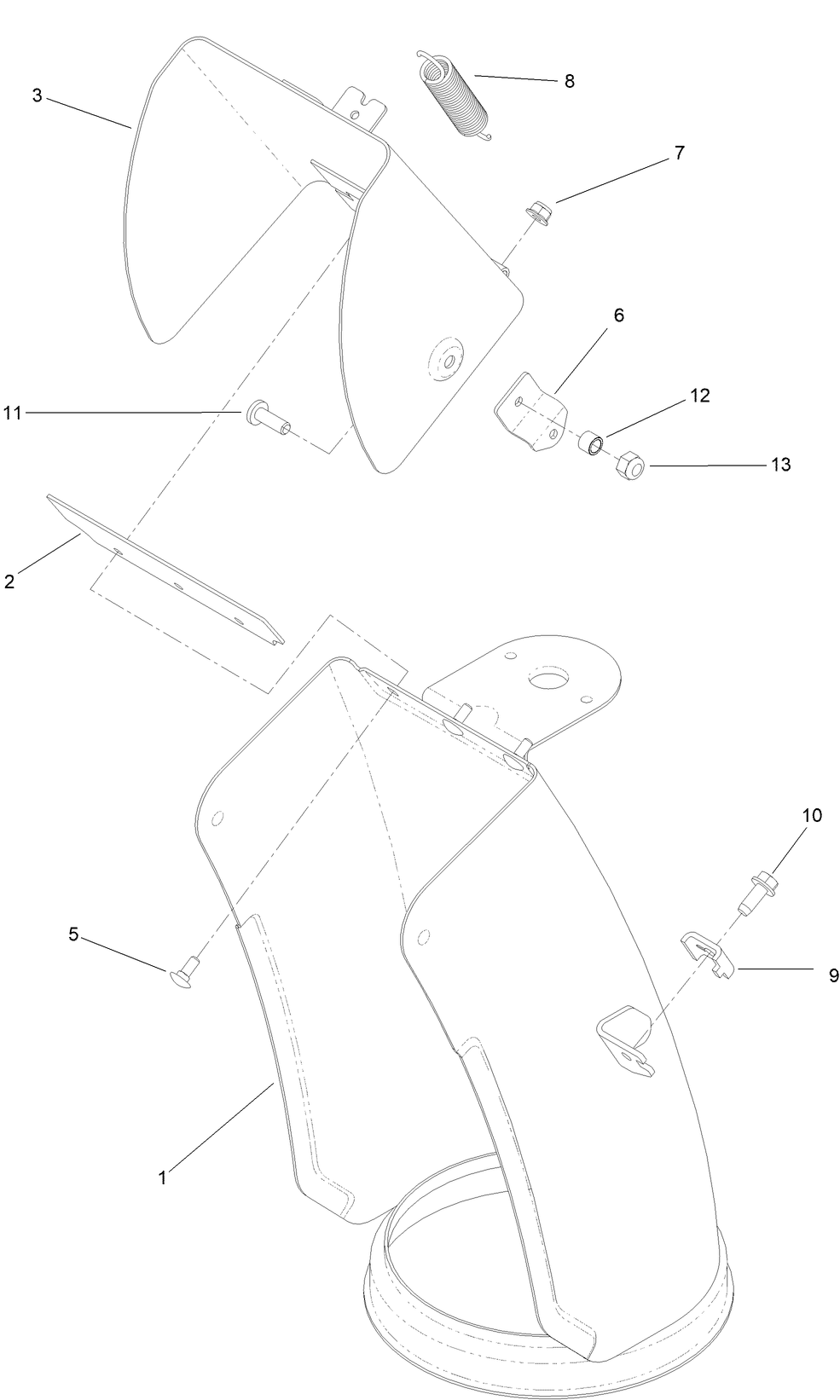 Lower Chute Assembly