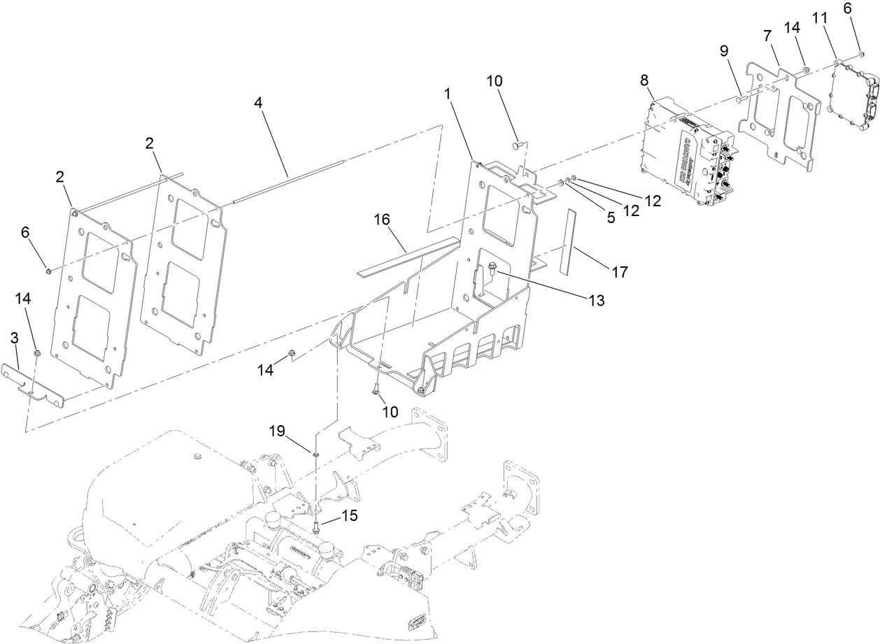 Top Battery Tray Assembly