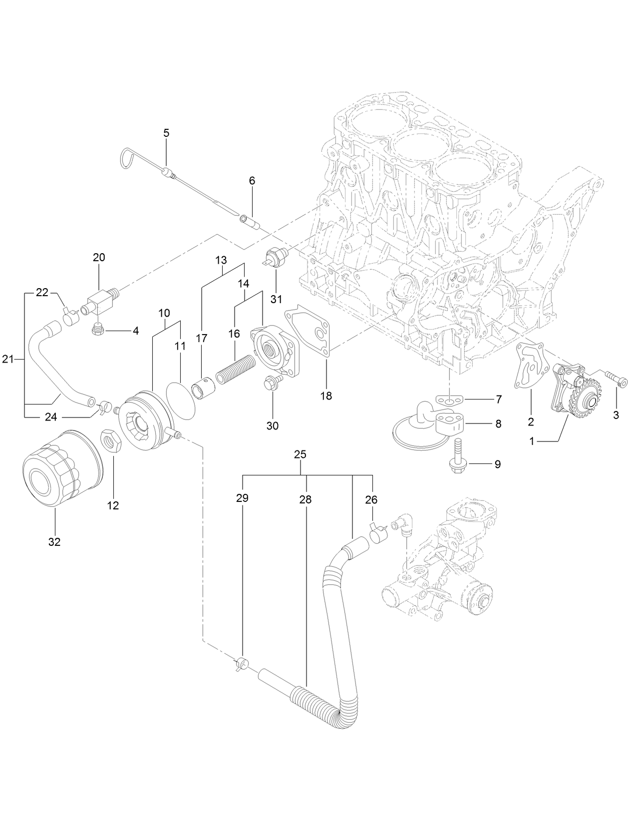 Lubrication and Oil System Assembly