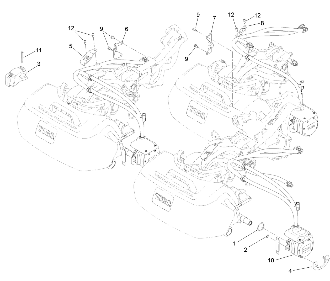 Electric Motor and Bracket Assembly