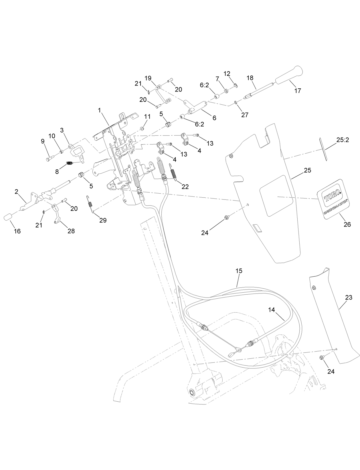 Reel Controls and Covers Assembly
