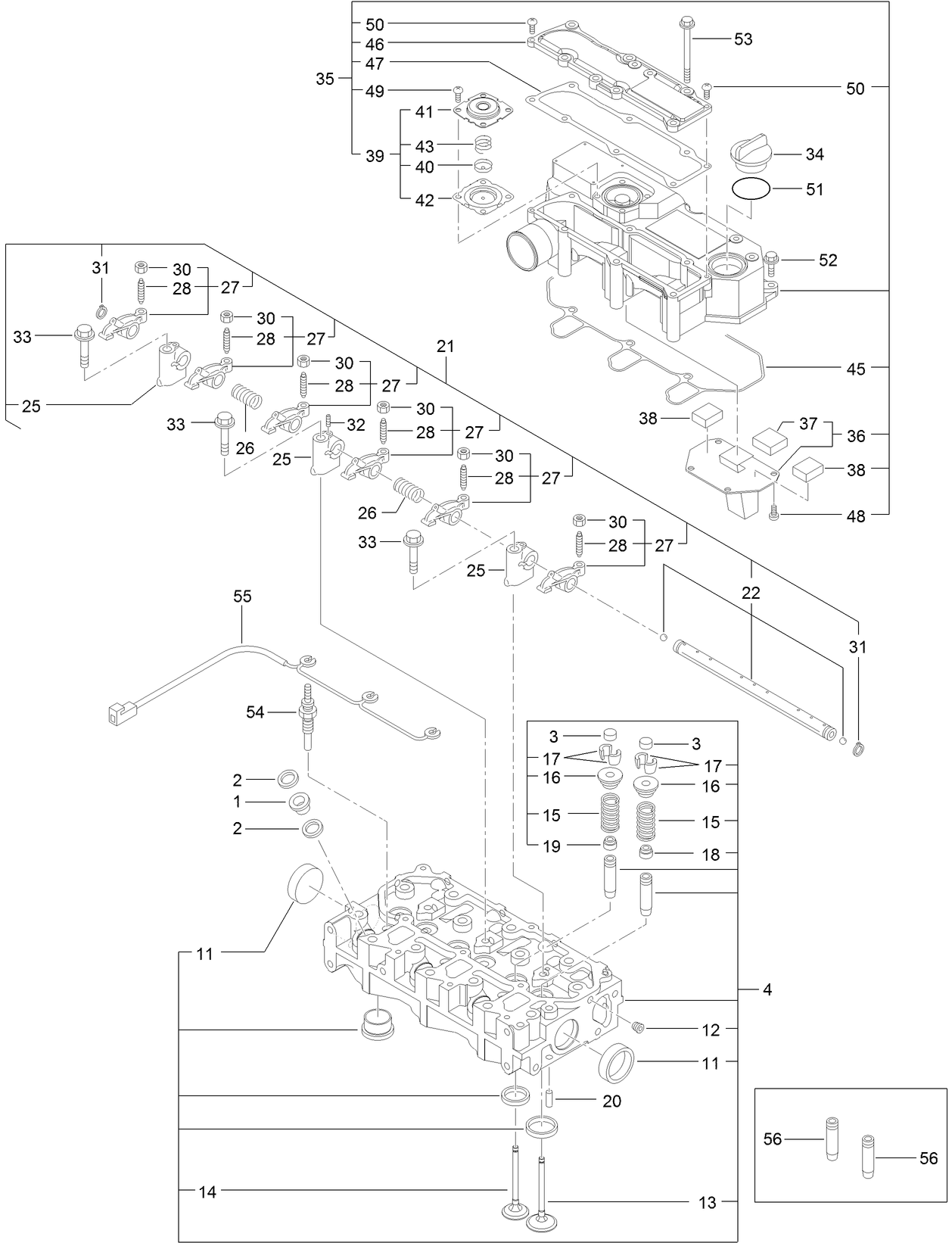 Cylinder Head and Cover Assembly