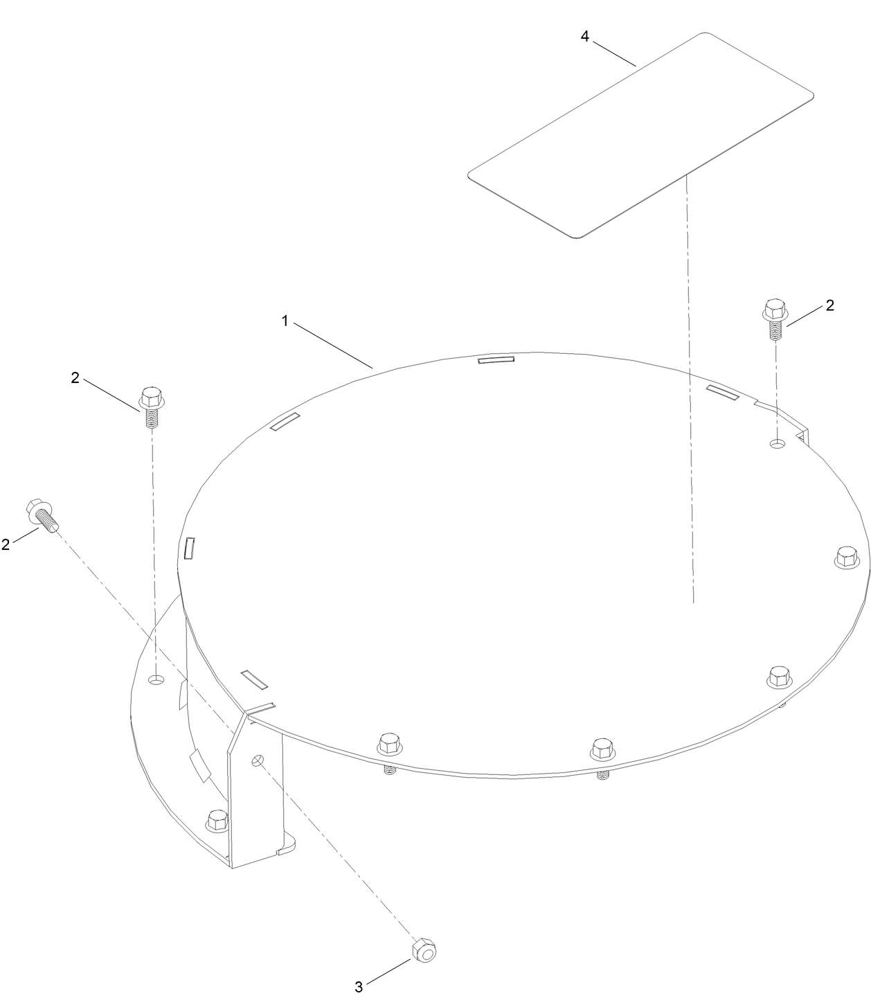 HD Vac Bagger Blower Cover Kit Assembly No. 140-5036