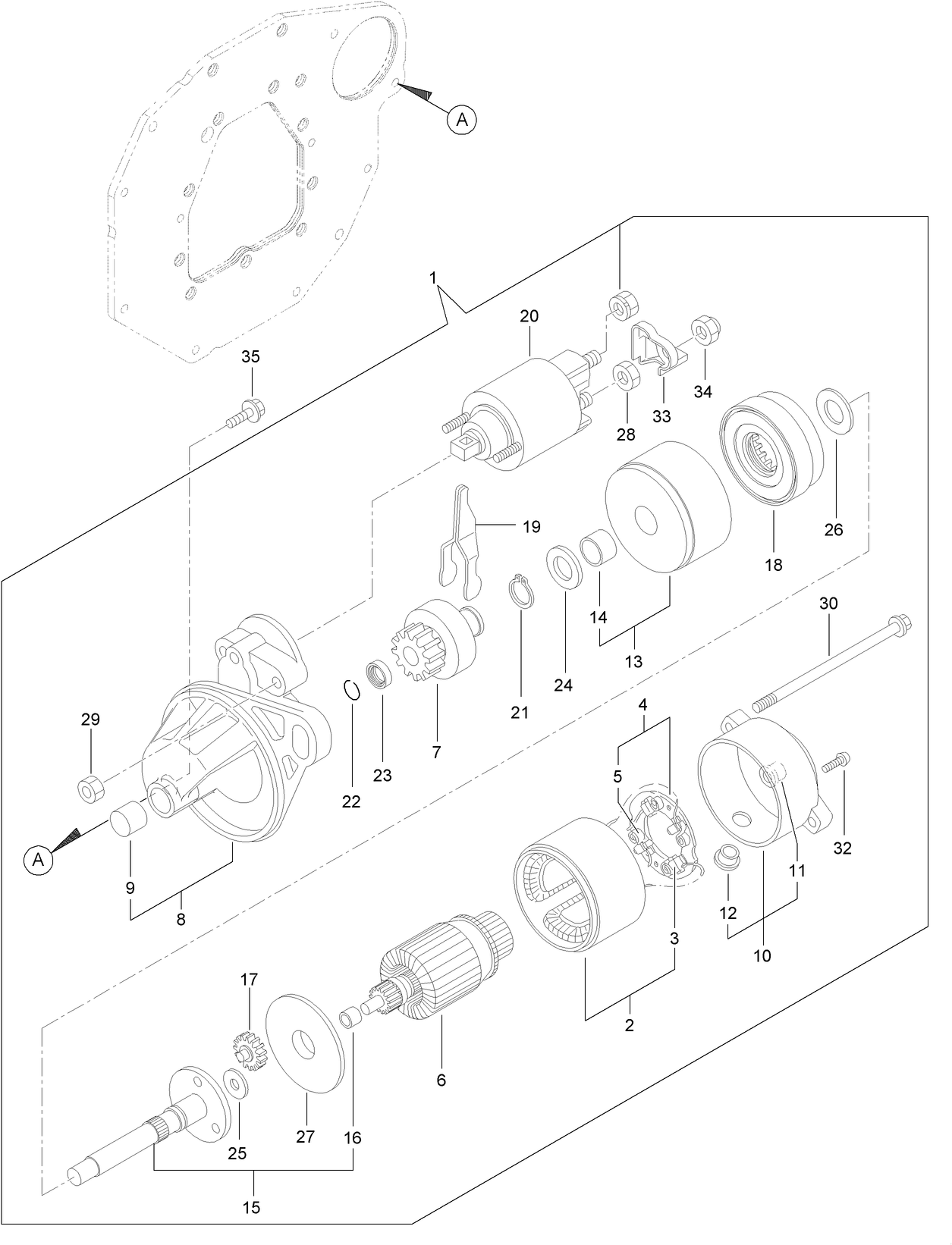 Starter Motor Assembly