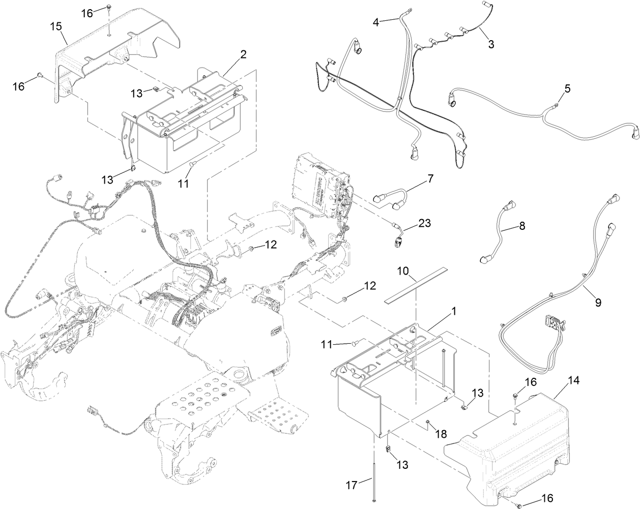 Side Battery Tray Assembly