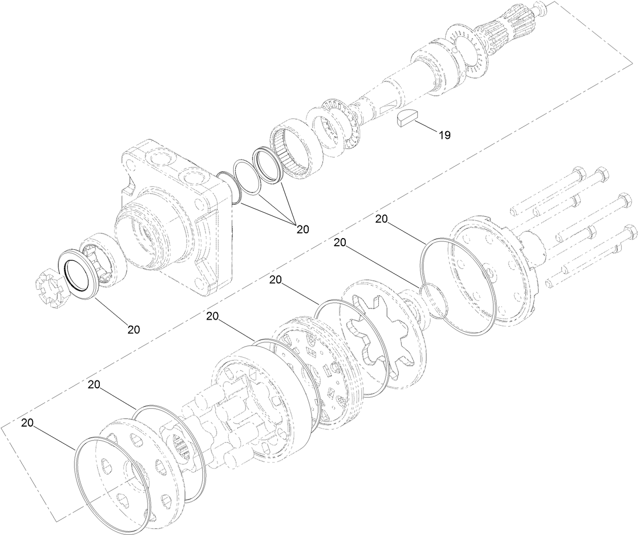 Hydraulic Motor Assembly No. 137-2478