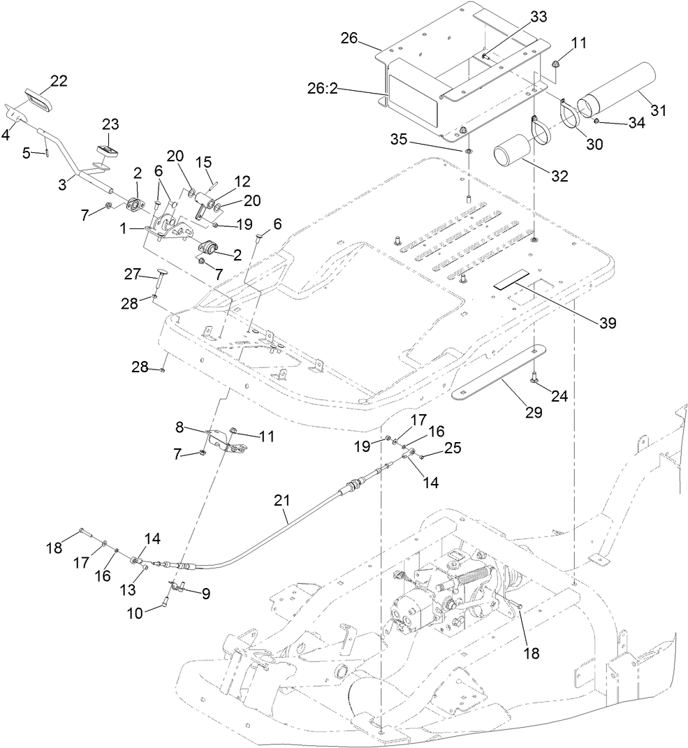 Traction Pedal Assembly