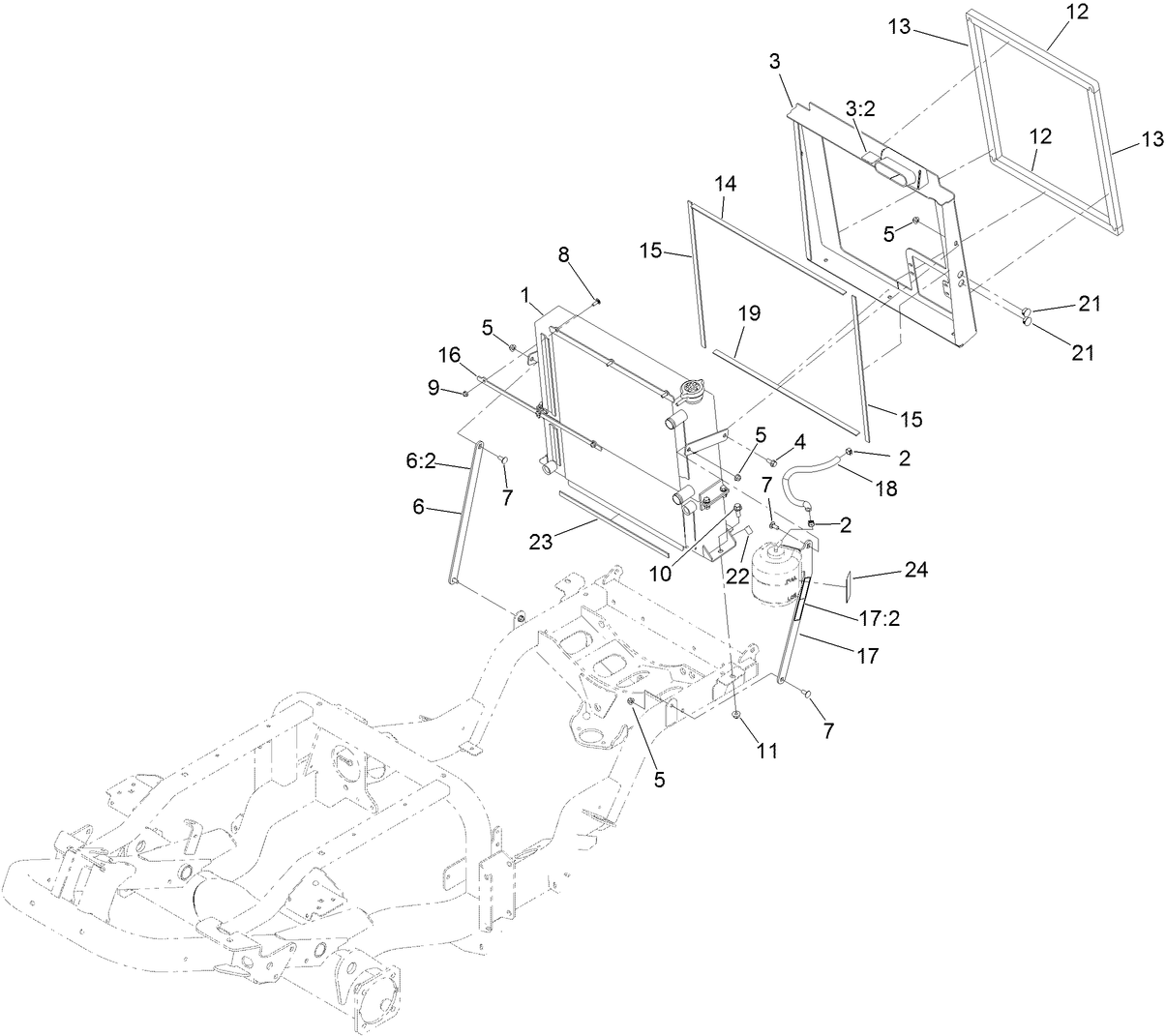 Radiator and Cooler Assembly