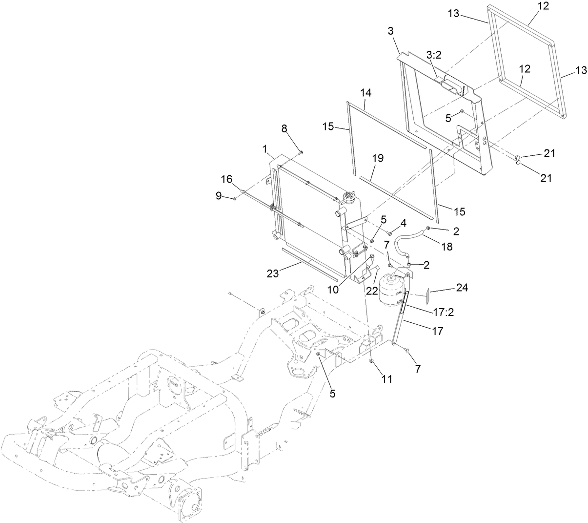 Radiator and Cooler Assembly